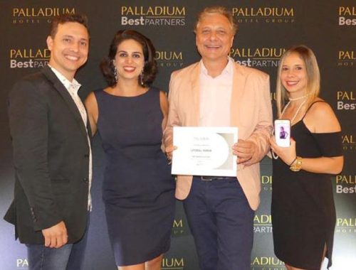 LITORAL VERDE VIAGENS RECEBE PRÊMIO BEST PARTNERS 2018 DO PALLADIUM HOTEL GROUP